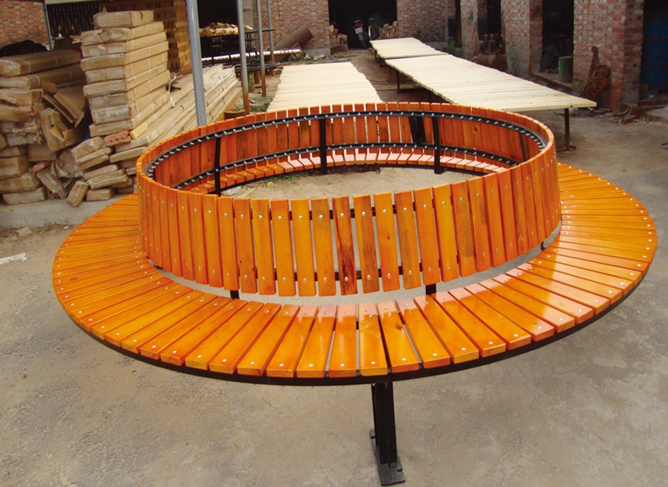 山東圍樹椅廠家定做，山東公園椅定做